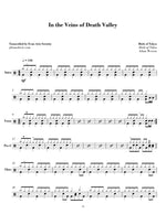 In the Veins of Death Valley Birds of Tokyo Full Drum Transcription / Drum Sheet Music Jaslow Drum Sheets
