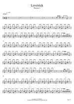 Lovesick Maroon 5 Full Drum Transcription / Drum Sheet Music COPYDRUM