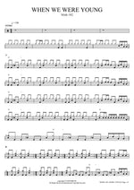 WHEN WE WERE YOUNG blink Full Drum Transcription / Drum Sheet Music COPYDRUM