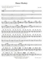 Dance Monkey Tones and I Full Drum Transcription / Drum Sheet Music COPYDRUM