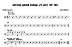 Nothing's Gonna Change My Love for You Glenn Medeiros Simplified Drum Transcription / Drum Sheet Music Daniel Galaz