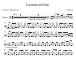 La Paura Del Buio Måneskin Full Drum Transcription / Drum Sheet Music Franki Bio