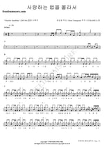 Because I Don't Know How to Love (사랑하는 법을 몰라서) FTISLAND (에프티 아일랜드) Full Drum Transcription / Drum Sheet Music COPYDRUM