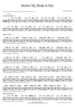 Before My Body Is Dry SawanoHiroyuki[nZk] (澤野弘之) Full Drum Transcription / Drum Sheet Music COPYDRUM