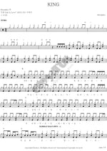 King (king) Disciples (디사이플스) Full Drum Transcription / Drum Sheet Music COPYDRUM