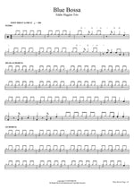 Blue Bossa Eddie Higgins Trio Full Drum Transcription / Drum Sheet Music COPYDRUM