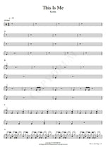 This Is Me Kesha Full Drum Transcription / Drum Sheet Music COPYDRUM