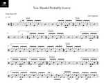 You Should Probably Leave Chris Stapleton Full Drum Transcription / Drum Sheet Music Drum Sheet MX