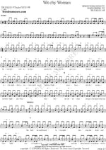 Witchy Woman Eagles Full Drum Transcription / Drum Sheet Music COPYDRUM