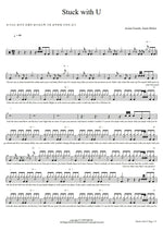 Stuck with U Ariana Grande & Justin Bieber Full Drum Transcription / Drum Sheet Music COPYDRUM
