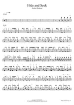 Hide and Seek Joshua Redman Full Drum Transcription / Drum Sheet Music COPYDRUM