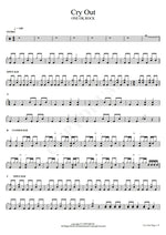 Cry Out One Ok Rock (ワンオクロック) Full Drum Transcription / Drum Sheet Music COPYDRUM