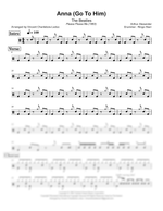 Anna (Go to Him) The Beatles Full Drum Transcription / Drum Sheet Music Vince’s Scores