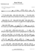 Hard Wired (Echa Soemantri Drum Cover) Dave Weckl Full Drum Transcription / Drum Sheet Music COPYDRUM