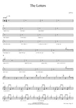 The Letters (The Letters) Kim Yu Na (김유나) Full Drum Transcription / Drum Sheet Music COPYDRUM