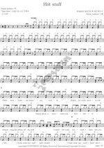 Hot Stuff Donna Summer Full Drum Transcription / Drum Sheet Music COPYDRUM