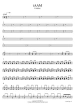 iAAM Coldplay Full Drum Transcription / Drum Sheet Music COPYDRUM