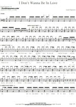 I Don't Wanna Be in Love (Dance Floor Anthem) Good Charlotte Full Drum Transcription / Drum Sheet Music COPYDRUM