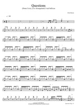 Questions (J Rod Sullivan Drum Cover) Chris Brown Full Drum Transcription / Drum Sheet Music COPYDRUM