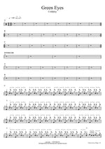 Green Eyes Coldplay Full Drum Transcription / Drum Sheet Music COPYDRUM
