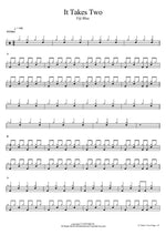 It Takes Two Fiji Blue Full Drum Transcription / Drum Sheet Music COPYDRUM