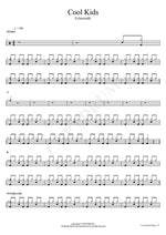 Cool Kids Echosmith Full Drum Transcription / Drum Sheet Music COPYDRUM
