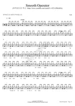 Smooth Operator Sade Full Drum Transcription / Drum Sheet Music COPYDRUM