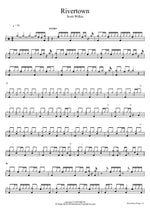 Rivertown Scott Wilkie Full Drum Transcription / Drum Sheet Music COPYDRUM