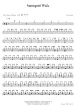 Serengetti Walk Dave Grusin Full Drum Transcription / Drum Sheet Music COPYDRUM