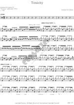 Toxicity System Of A Down Full Drum Transcription / Drum Sheet Music COPYDRUM