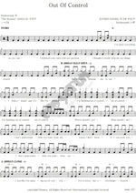 Out of Control Hoobastank Full Drum Transcription / Drum Sheet Music COPYDRUM