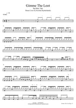Gimme the Loot (Kristina Rybalchenko Drum Cover) Big Baby Tape Full Drum Transcription / Drum Sheet Music COPYDRUM