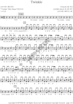 Twinkle (twinkle) Girls' Generation (소녀시대) Full Drum Transcription / Drum Sheet Music COPYDRUM