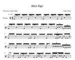 Alter Ego Anika Nilles Full Drum Transcription / Drum Sheet Music Franki Bio
