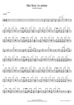 The Boy Is Mine Ariana Grande Full Drum Transcription / Drum Sheet Music COPYDRUM