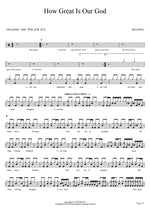 How Great Is Our God (Live) Hillsong London Full Drum Transcription / Drum Sheet Music COPYDRUM