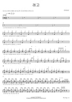 Lego (레고) CRYING NUT (크라잉넛) Full Drum Transcription / Drum Sheet Music COPYDRUM