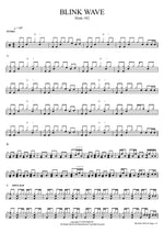 BLINK WAVE blink Full Drum Transcription / Drum Sheet Music COPYDRUM