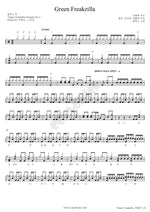 Green Freakzilla (Green Freakzilla) GumX (껌엑스) Full Drum Transcription / Drum Sheet Music COPYDRUM