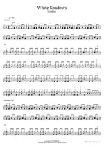 White Shadows Coldplay Full Drum Transcription / Drum Sheet Music COPYDRUM