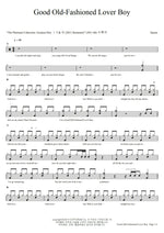 Good Old Fashioned Lover Boy Queen Full Drum Transcription / Drum Sheet Music COPYDRUM