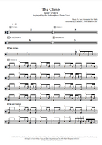 The Climb Miley Cyrus Full Drum Transcription / Drum Sheet Music Realsongbook