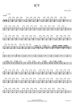 ICY (ICY) ITZY (있지) Full Drum Transcription / Drum Sheet Music COPYDRUM