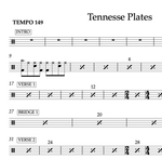 Tennessee Plates Charlie Sexton Full Drum Transcription / Drum Sheet Music Sheets4Drummers