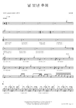 After Letting You Go (널 보낸 후에) Choi Jae Hoon (최재훈) Full Drum Transcription / Drum Sheet Music COPYDRUM