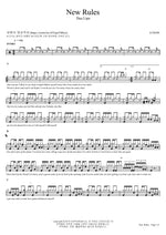 New Rules (A Yeon 아연 Drum Cover) Dua Lipa Full Drum Transcription / Drum Sheet Music COPYDRUM