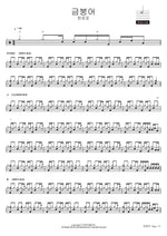 Goldfish (금붕어) - Hanroro (한로로) drum sheet music