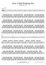 How’s That Working Out Sofia Valdes, Cuco Full Drum Transcription / Drum Sheet Music COPYDRUM