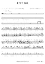 Say You Like Me (좋다고 말해) Bolbbalgan4 (볼빨간사춘기) Full Drum Transcription / Drum Sheet Music COPYDRUM