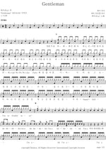 Gentleman (Gentleman) PSY (싸이) Full Drum Transcription / Drum Sheet Music COPYDRUM